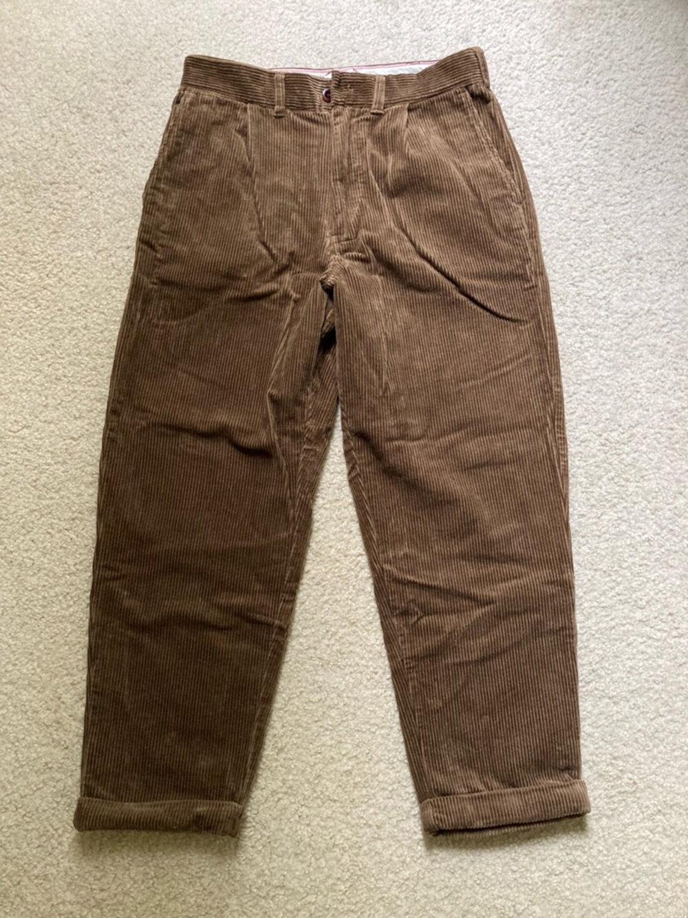 Alex Mill Men's Brown Corduroy Trousers